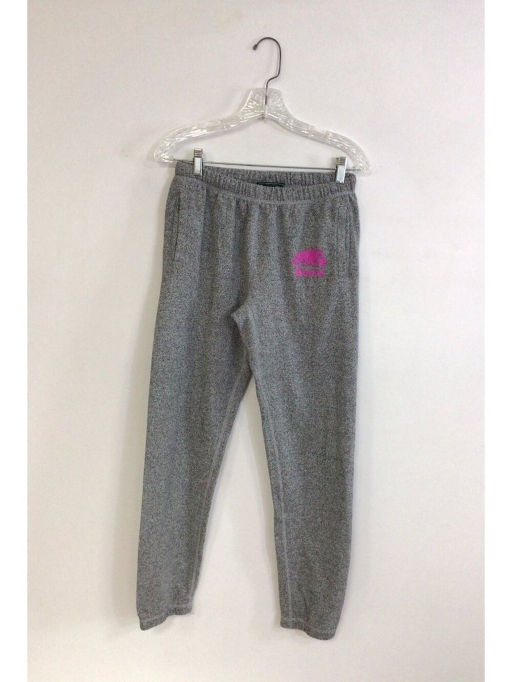 Roots Canada Sweatpants Gray Fleece Lined Jogger Womens XS